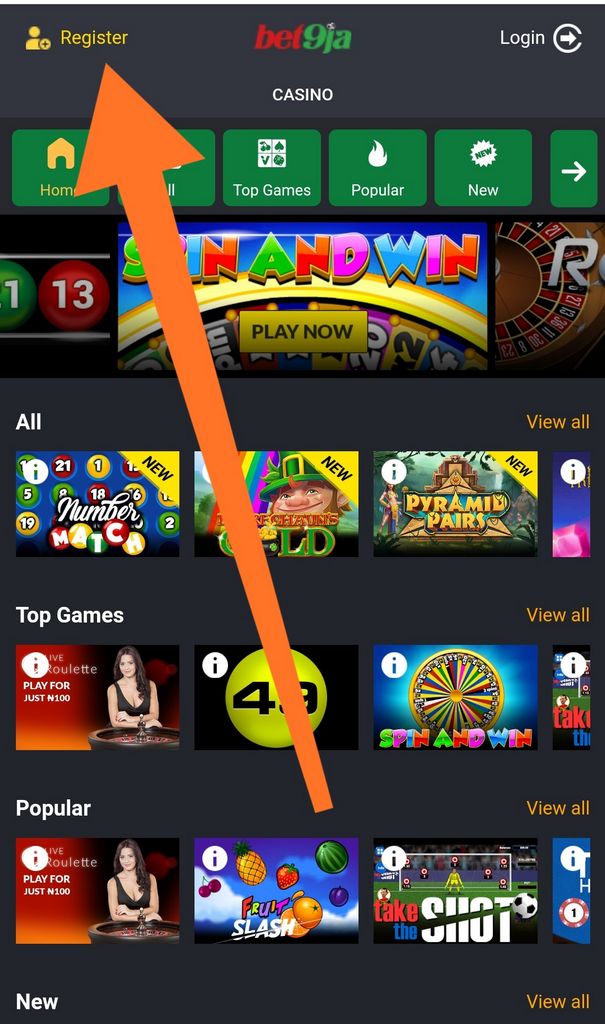 Bet9ja Nigeria Sporting Activity Betting